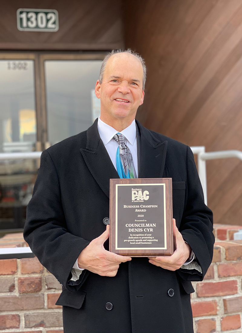 Councilman Cyr Named Inaugural Business Champion of the Year